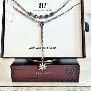 Silver Necklace with Intricate Design